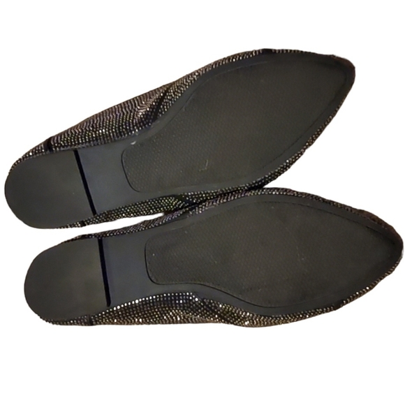 Rocky & Candy by Zigi Black point toe sparkle flats. Size 9.5 US. - Picture 6 of 10